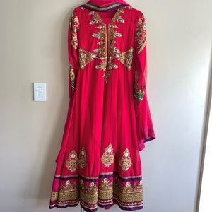 3 piece anarkali